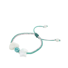 Burmese Jadeite 'Self Love, Self Care and Lucky' Children's Silk Bracelet