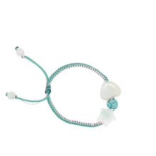 Burmese Jadeite 'Self Love, Self Care and Lucky' Children's Silk Bracelet
