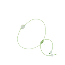 Burmese Jadeite Plum Blossom Anklet