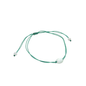 Burmese Jadeite 'Focus' Bead Anklet