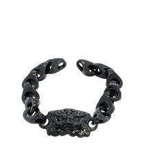 Burmese Black Jadeite Fu Lion Interlocks Bracelet