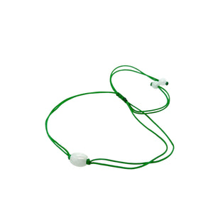 Burmese Jadeite 'Focus' Bead Anklet