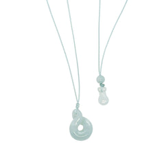 Burmese Jadeite Endless Luck Silk Adjustable Necklace