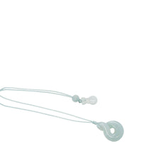 Burmese Jadeite Endless Luck Silk Adjustable Necklace