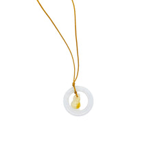 Burmese Jadeite Peace & Patience Silk Adjustable Necklace