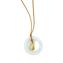 Burmese Jadeite Peace & Patience Silk Adjustable Necklace