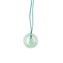 Burmese Jadeite Peace & Patience Silk Adjustable Necklace