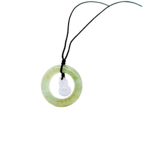 Burmese Jadeite Peace & Patience Silk Adjustable Necklace