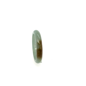 3mm Burmese Icy Blue & Honey Jadeite Comfort Fit Band