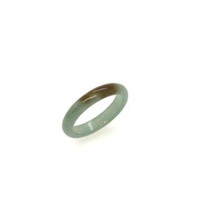 3mm Burmese Icy Blue & Honey Jadeite Comfort Fit Band