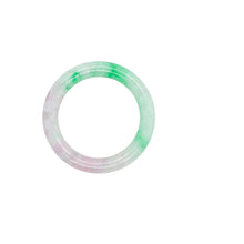 Burmese Lavender Green Jadeite Baby Bangle