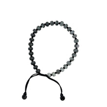 Burmese Icy Gray Jadeite Abacus Men's Mala Silk Bracelet