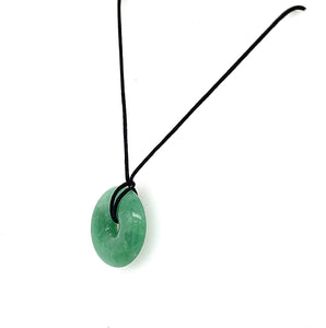 Burmese Green Jadeite Bi Silk Necklace