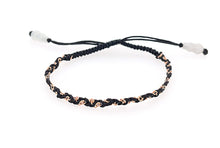 18kt Gold Chain Silk Weave with Burmese Jadeite Gourds Bracelet
