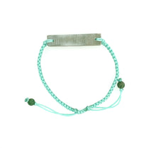 Raw, Natural, Unpolished Burmese Jadeite Silk Adjustable Bracelet