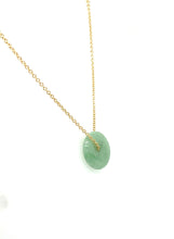 14kt Burmese Green Jadeite Bi Necklace