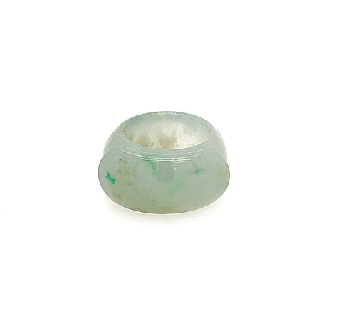 Burmese Icy Green Jadeite Saddle Band