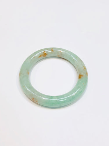 Burmese Green Blue Red Jadeite Traditional Bangle