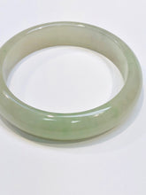 Burmese Icy Green Jadeite Comfort Fit Bangle