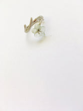 18kt Brush Finished Burmese Imperial White '5 Petals of Happiness Blossom of Vine' Ring