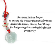 Burmese Jadeite Baqua Charm
