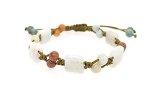 Burmese Jadeite "the halls, phases, your path journey of your life" Silk Bracelet