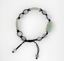Burmese Jadeite Multiple Bridges Silk Bracelet