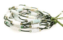 Burmese Jadeite 9 Row Bamboo Silk Bracelet