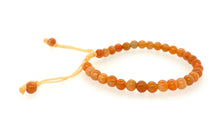 Burmese Orange Jadeite Children Silk Bracelet